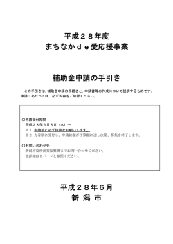 補助金申請の手引き（PDF：125KB）