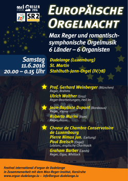 Europäische Orgelnacht
