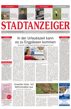 Abschlusstabelle - Stadtanzeiger