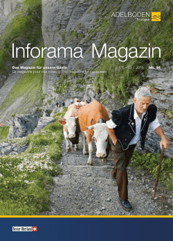 Inforama Juni 2016 puralpina Neubau