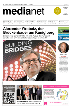 Alexander Wrabetz, der Brückenbauer am Küniglberg