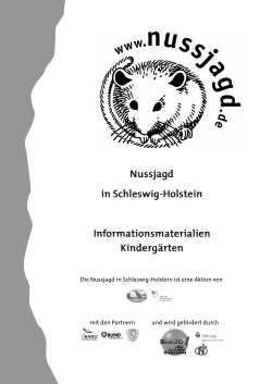 Material für Kindergärten - Stiftung Naturschutz Schleswig