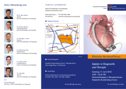 Update in Diagnostik und Therapie Klinische