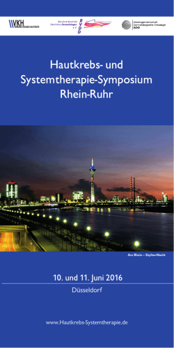 Hautkrebs- und Systemtherapie-Symposium Rhein-Ruhr