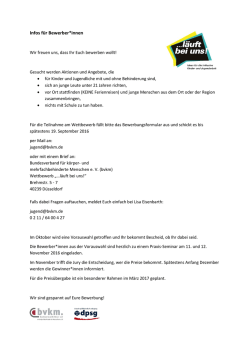 Infos f&uuml;r Bewerber*innen - Bundesverband f&uuml;r K&ouml;rper