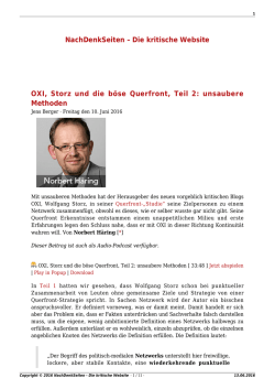 NachDenkSeiten &ndash; Die kritische Website