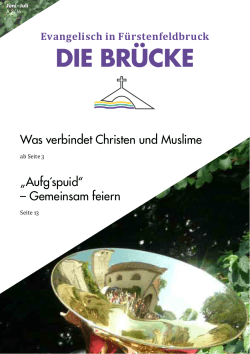 Juni bis Juli 2016 - Erlöserkirche Fürstenfeldbruck