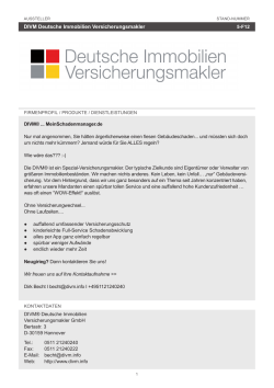 DIVM Deutsche Immobilien Versicherungsmakler