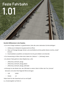 Feste Fahrbahn - Rail