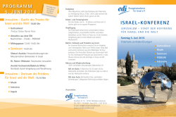 Jahresfest 2016 - Evangeliumsdienst f&uuml;r Israel eV