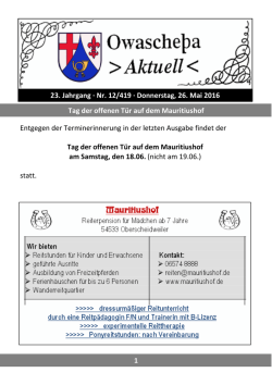 Dorfzeitung 26.05.2016