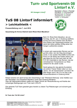 Pressemitteilung vom 7. Juni 2016