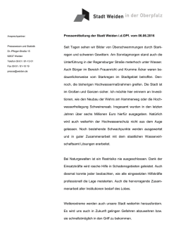 Hochwasserschutzma&szlig;nahmen greifen