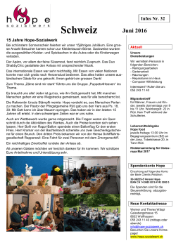 Info Schweiz - Hope Sozialwerk