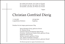 Christian Gottfried Dierig
