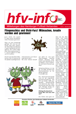 HFV-Info Nr. 23-2016