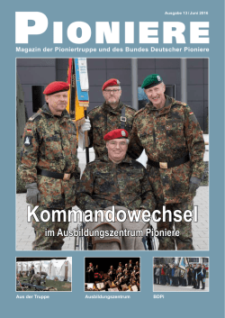 Juni 2016 - beim BDPi eV!