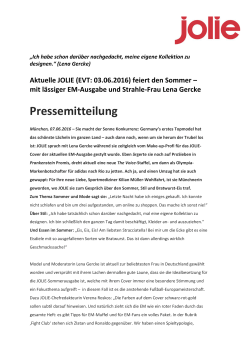 Pressemitteilung - Vision Media GmbH