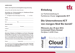 IoT Sicherheit - Technologie Forum Zug