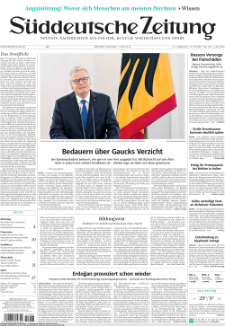 Leseprobe zum Titel: Süddeutsche Zeitung (07.06.2016)