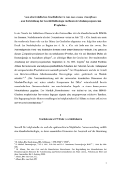 Herr der Geschichte - Jes 48