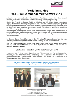 VDI - Sigel Management