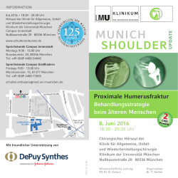 Informationsflyer - Klinikum der Universit&auml;t M&uuml;nchen