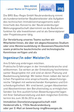 Ingenieur/in oder Meister/in