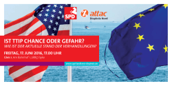 ist ttip chance oder gefahr? - SPD-Ortsverein Bruchhausen