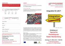 rogramm als PDF - Flüchtlingsrat Baden
