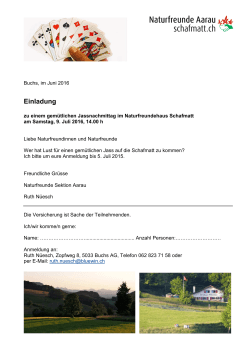 weitere Infos... - Naturfreunde Aarau