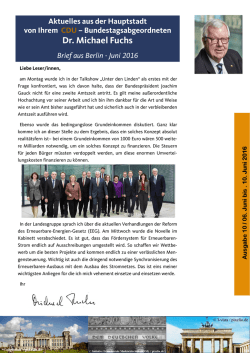 Dr. Michael Fuchs - Michael Fuchs, CDU