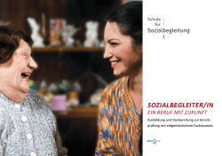 SSb_Broschuere - Schule f&uuml;r Sozialbegleitung