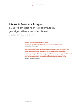 H&auml;user in_Resonanz_bringen