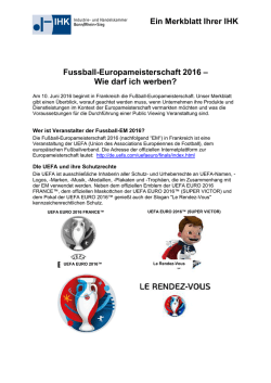 Fussball-Europameisterschaft 2016 - IHK Bonn/Rhein-Sieg