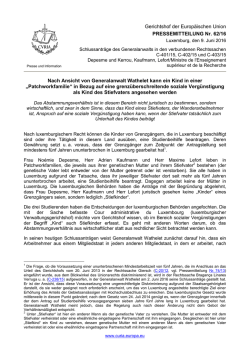 Dokument lesen - curia