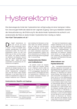 Hysterektomie