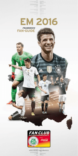 Fan Club-Broschüre zur EURO 2016