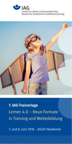 Lernen 4.0 – Neue Formate in Training und Weiterbildung