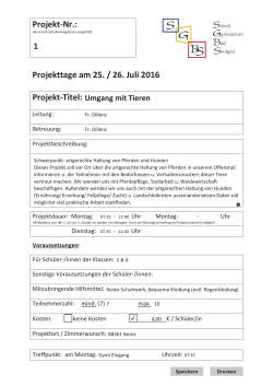 Projekt-Nr. - Störck-Gymnasium Bad Saulgau