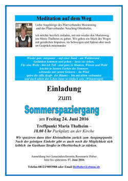 downloaden - Pfarrverband Moosinning