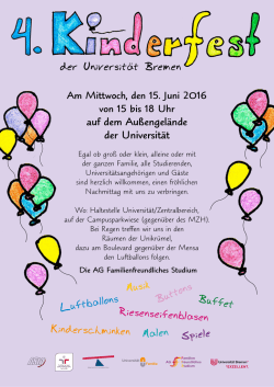 Informationen zum Kinderfest