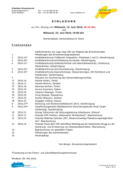 einladung - Windisch