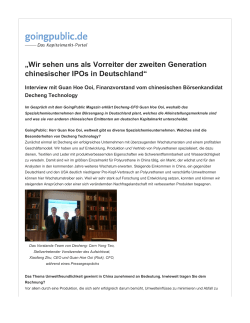 PDF speichern - GoingPublic.de