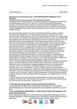 Pressemitteilung Diakonie Sachsen