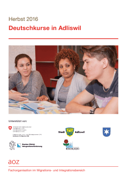 Deutschkurse in Adliswil