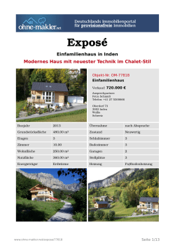 Exposé - Ohne