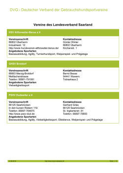 DVG - Deutscher Verband der Gebrauchshundsportvereine
