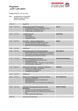 Programm „Licht Luft Leben“