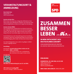 Zusammen besser leben - SPD